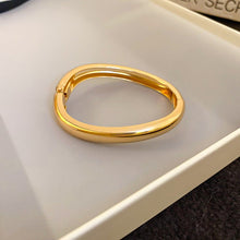 Load image into Gallery viewer, Luxury Minimalist Glossy High-grade Shiny Bracelets -   Simple Temperament Cold-Tone Bangles (MAC242)