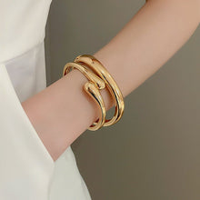Load image into Gallery viewer, Luxury Minimalist Glossy High-grade Shiny Bracelets -   Simple Temperament Cold-Tone Bangles (MAC242)
