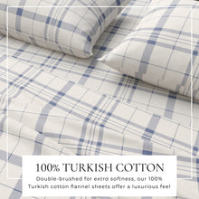 Load image into Gallery viewer, Turkish Cotton Flannel Sheet Set - Plaid &amp; Stripe Collection