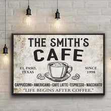 Load image into Gallery viewer, Cafe Sign IV