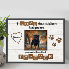 Load image into Gallery viewer, Pet Memorial Sign If Love Alone