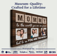 Load image into Gallery viewer, Mother's Day Sign To Me You Are The World