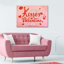Load image into Gallery viewer, Hugs Kisses and Valentine Wishes Sign II