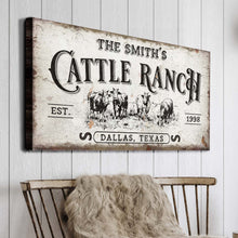 Load image into Gallery viewer, Branded Cattle Ranch Sign