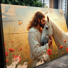 Load image into Gallery viewer, Jesus and Horse Faith Wall Art II