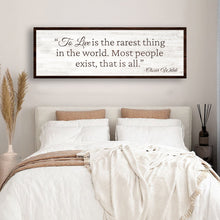 Load image into Gallery viewer, To Live Is The Rarest Thing Farmhouse Sign II