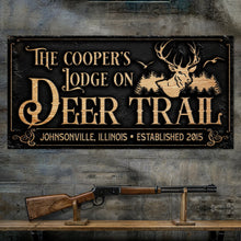 Load image into Gallery viewer, Hunting Lodge Sign