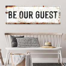 Load image into Gallery viewer, Be Our Guest Sign V