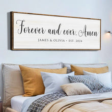 Load image into Gallery viewer, Forever And Ever Amen Faith Sign