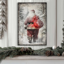 Load image into Gallery viewer, Vintage Christmas Santa Claus Wall Art III