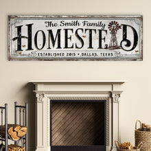 Load image into Gallery viewer, Vintage Rust Homestead Sign