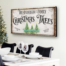 Load image into Gallery viewer, Family Christmas Tree Farm Sign III