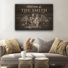 Load image into Gallery viewer, Cowboy Welcome Sign