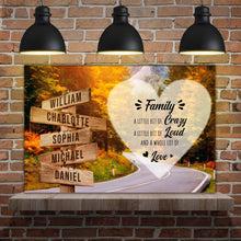 Load image into Gallery viewer, A Lot of Love Family Names Sign II