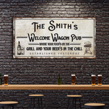 Load image into Gallery viewer, Welcome Wagon Pub Your Beer's In The Chill Sign