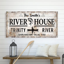 Load image into Gallery viewer, Personalized River House Sign II