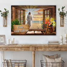 Load image into Gallery viewer, Come Walk With Me Jesus Faith Sign