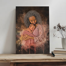 Load image into Gallery viewer, Mother's Day Watercolor Portrait Sign Mother and Child