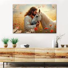 Load image into Gallery viewer, Jesus and Horse Faith Wall Art II