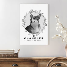 Load image into Gallery viewer, Pet Memorial Portrait Monochrome Sign
