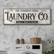 Load image into Gallery viewer, The Laundry Room Sign VIII