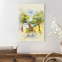Load image into Gallery viewer, Pet Memorial Watercolor Sign My Bestfriend Forever