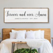 Load image into Gallery viewer, Forever And Ever Amen Faith Sign