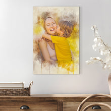 Load image into Gallery viewer, Mother's Day Watercolor Sign Mother and Child