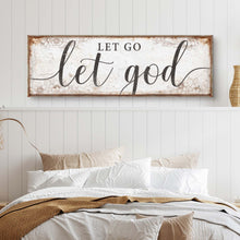Load image into Gallery viewer, Let Go Let God Faith Sign V