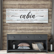 Load image into Gallery viewer, Best Memories Are Made At The Cabin Sign II