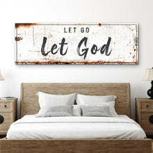 Load image into Gallery viewer, Let Go Let God Faith Sign