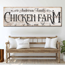 Load image into Gallery viewer, Chicken Farm Farmhouse Sign III