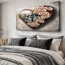 Load image into Gallery viewer, Skull and Flowers Wall Art IX