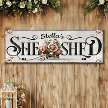Load image into Gallery viewer, Personalized She Shed Sign