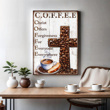 Load image into Gallery viewer, Our C.O.F.F.E.E Faith Sign V