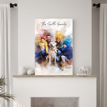 Load image into Gallery viewer, Custom Family Watercolor Portrait II