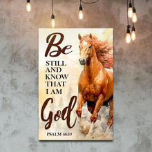 Load image into Gallery viewer, Be Still And Know That I Am God Psalm 46:10 Faith Sign VI