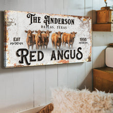 Load image into Gallery viewer, Red Angus Sign