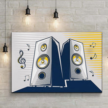 Load image into Gallery viewer, Music Equipment Speakers Pop Art Canvas Wall Art