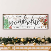 Load image into Gallery viewer, It's The Most Wonderful Time Of The Year Christmas Sign II
