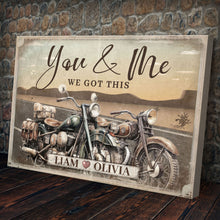 Load image into Gallery viewer, Motorcycle Themed We Got This Couple Sign