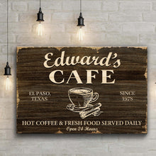 Load image into Gallery viewer, Cafe Sign III