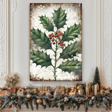 Load image into Gallery viewer, Christmas Holly Wall Art