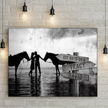 Load image into Gallery viewer, Horse Couple Sign