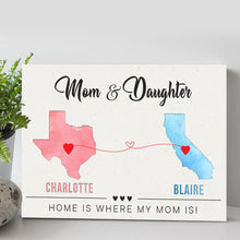 Load image into Gallery viewer, Mother's Day Sign Home Is Where My Heart Is