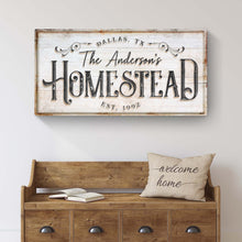 Load image into Gallery viewer, Homestead Sign VII