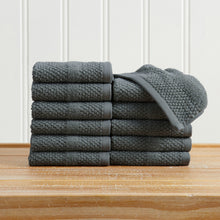 Load image into Gallery viewer, 100% Cotton Woven Texture Bath Towel Set - Marbella Collection
