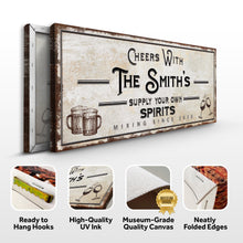 Load image into Gallery viewer, Supply Your Own Spirits Bar Sign