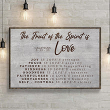 Load image into Gallery viewer, Galatians 5:22-23 - The Fruit Of The Spirit Sign III