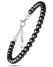 Load image into Gallery viewer, Hematite Magnetic Anklet (6mm Round Beads)